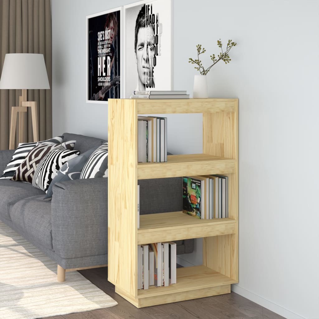 Bibliothèque/Séparateur de pièce 60x35x103 cm pin massif - XIOS