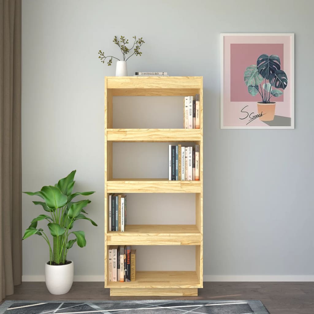 Bibliothèque/Séparateur de pièce 60x35x135 cm pin massif - XIOS