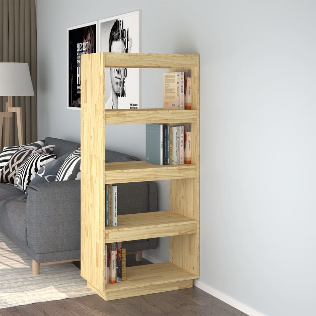 Bibliothèque/Séparateur de pièce 60x35x135 cm pin massif - XIOS