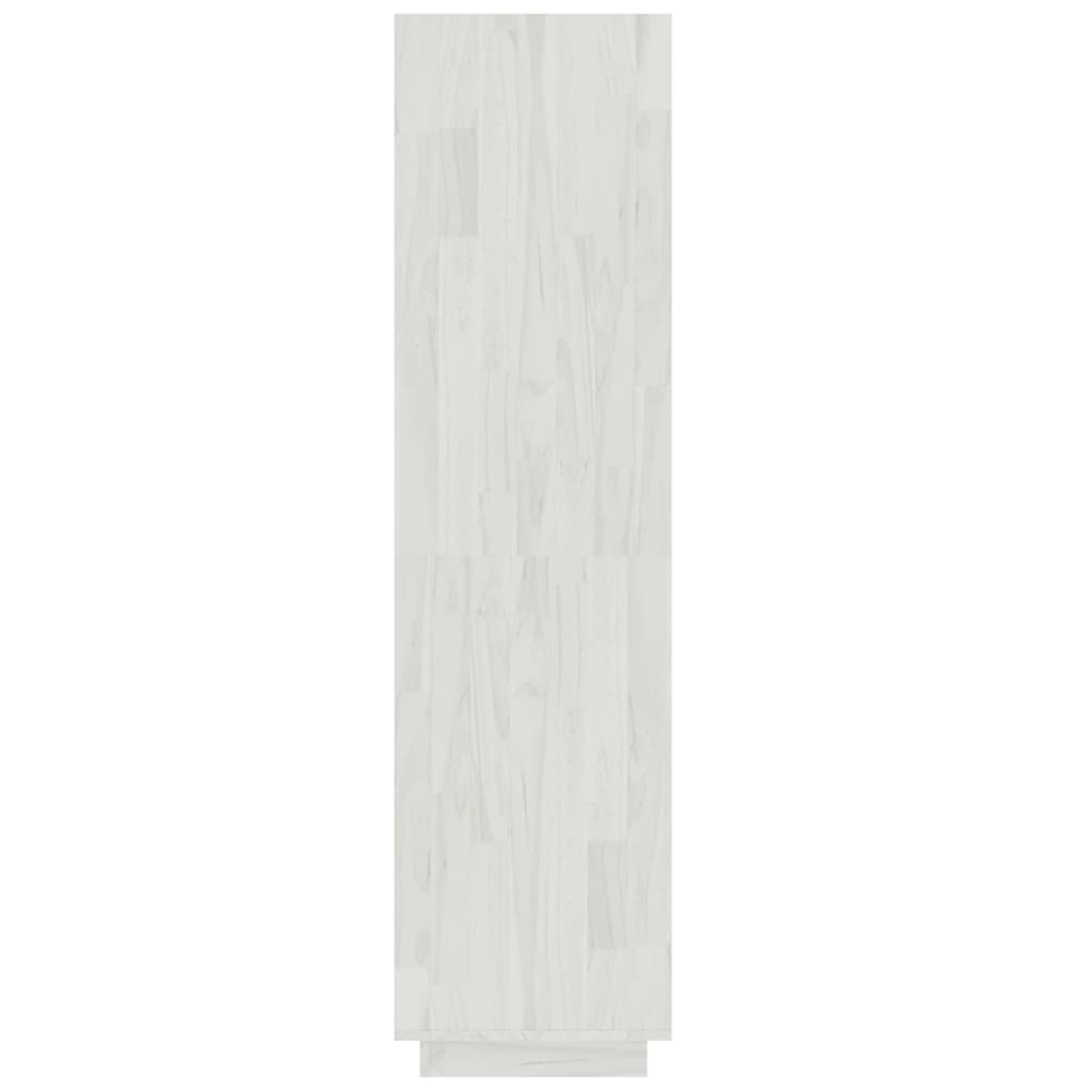 Bibliothèque/Séparateur de pièce Blanc 60x35x135 cm Pin massif - XIOS