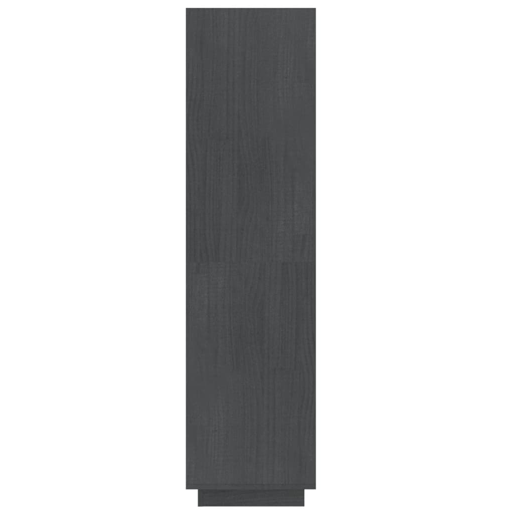 Bibliothèque/Séparateur de pièce Gris 60x35x135 cm Pin massif - XIOS