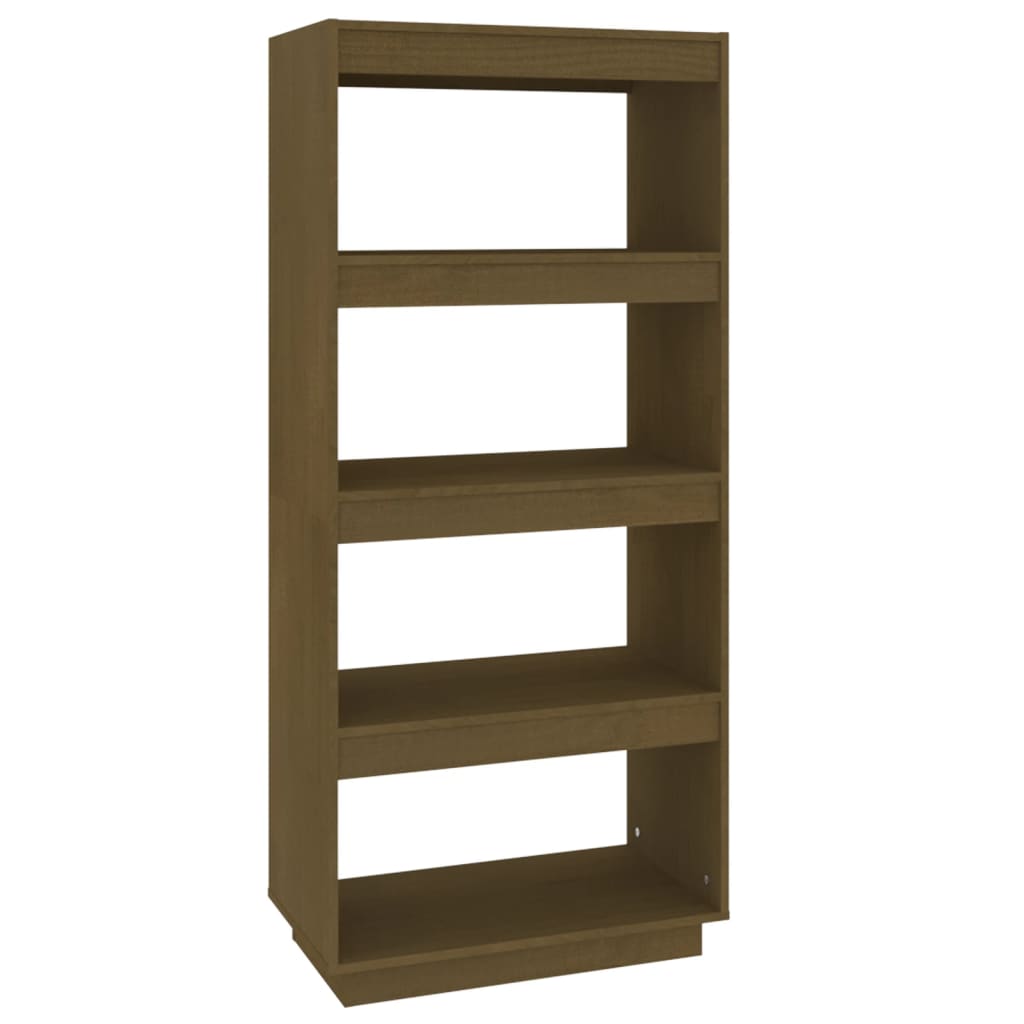 Bibliothèque/Séparateur de pièce Marron miel 60x35x135 cm Pin - XIOS