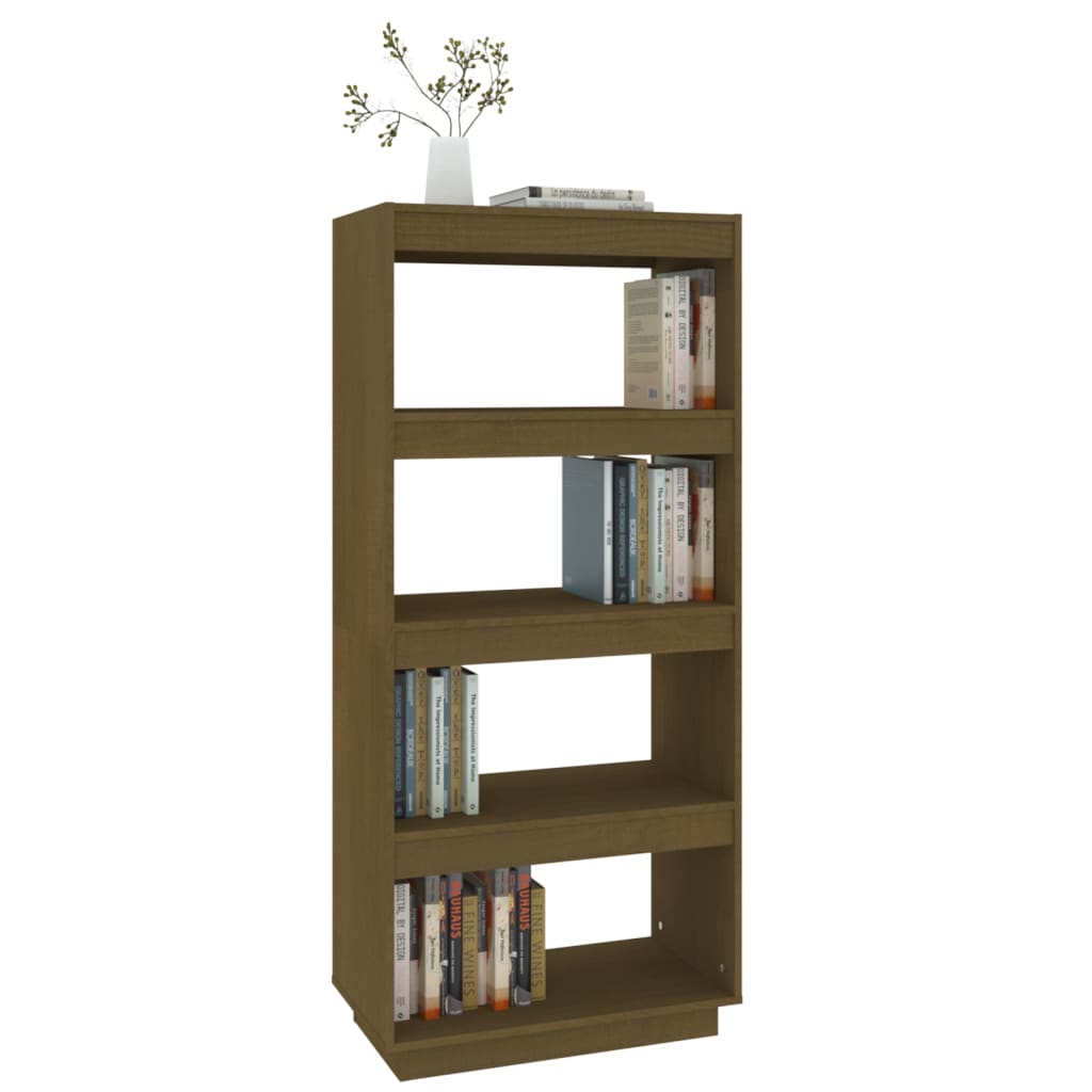 Bibliothèque/Séparateur de pièce Marron miel 60x35x135 cm Pin - XIOS