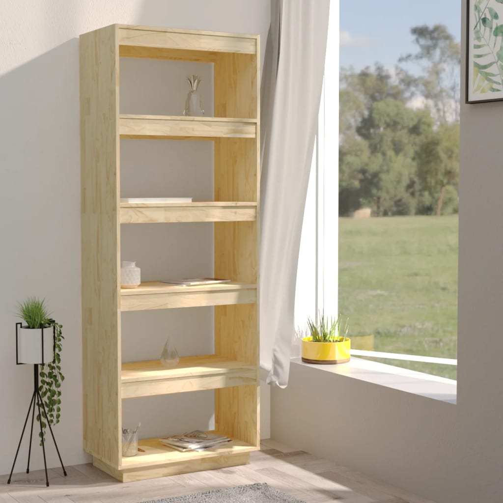 Bibliothèque/Séparateur de pièce 60x35x167 cm pin massif - XIOS