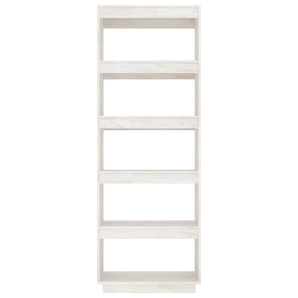 Bibliothèque/Séparateur de pièce Blanc 60x35x167 cm Pin massif - XIOS