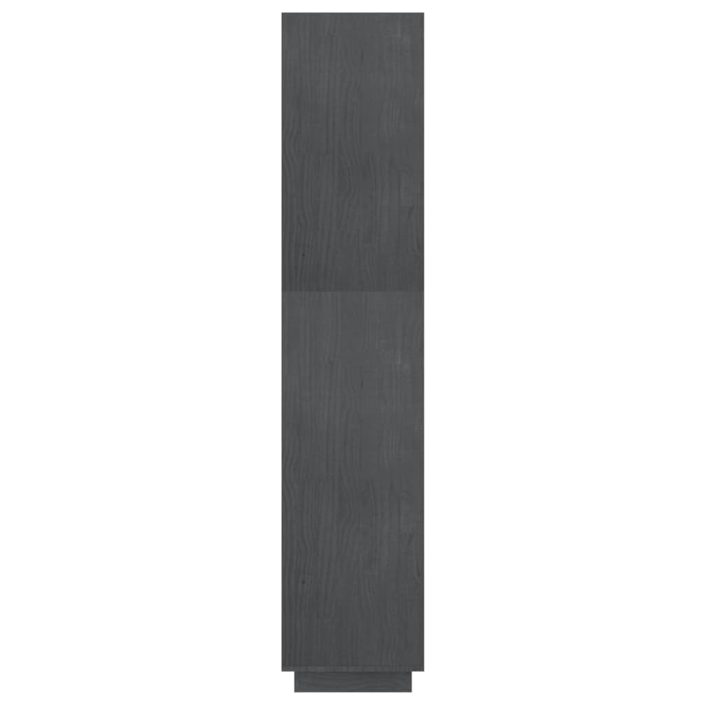 Bibliothèque/Séparateur de pièce Gris 60x35x167 cm Pin massif - XIOS