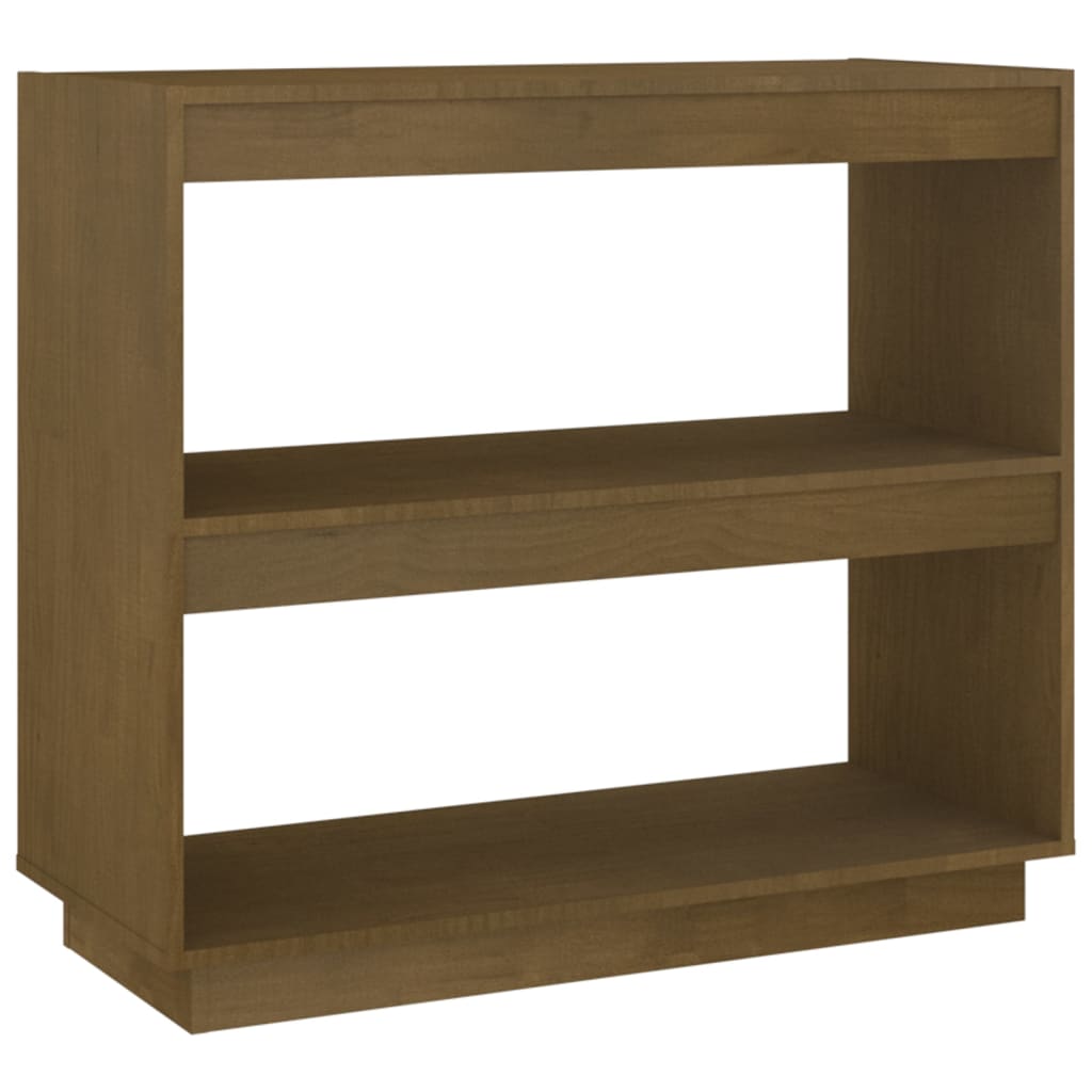 Bibliothèque Marron miel 80x35x71 cm Bois de pin massif - XIOS