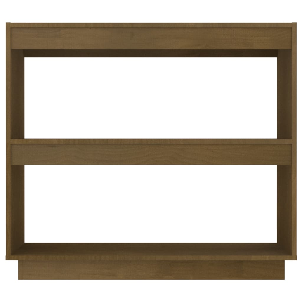 Bibliothèque Marron miel 80x35x71 cm Bois de pin massif - XIOS