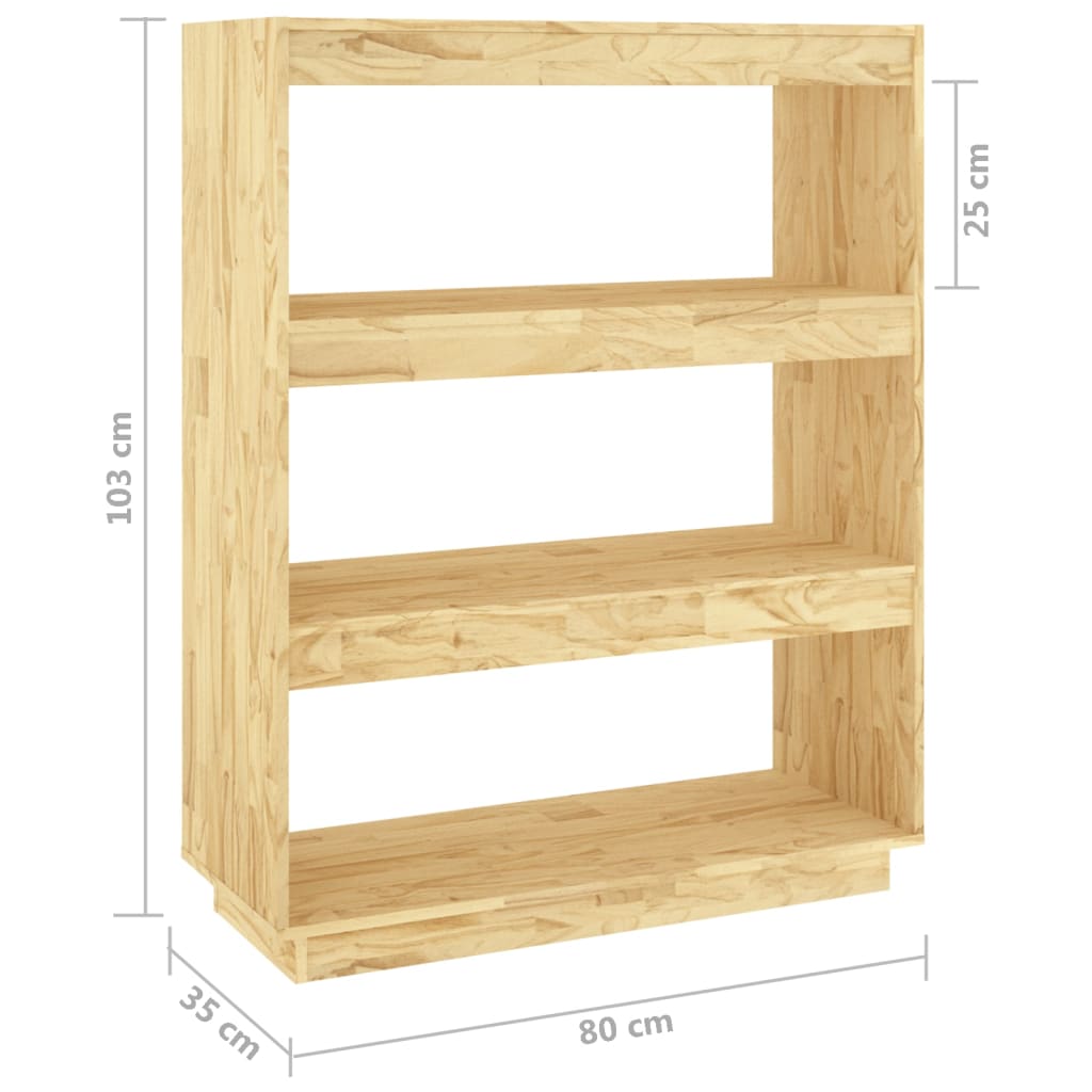 Bibliothèque/Séparateur de pièce 80x35x103cm bois de pin massif Bibliothèques vidaXL