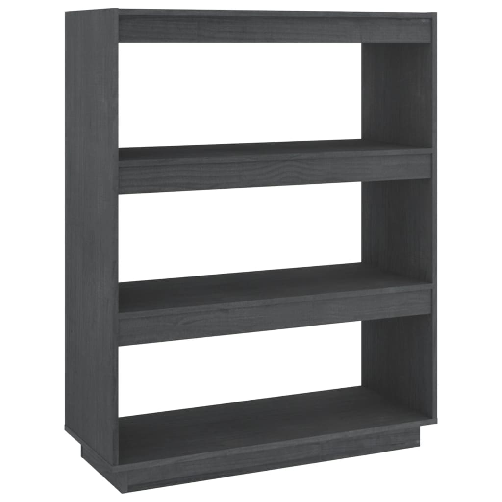 Bibliothèque/Séparateur de pièce Gris 80x35x103 cm Pin massif - XIOS
