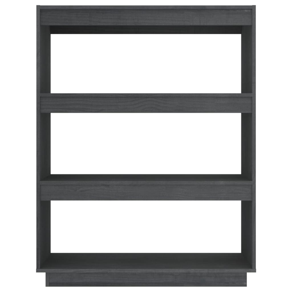 Bibliothèque/Séparateur de pièce Gris 80x35x103 cm Pin massif - XIOS
