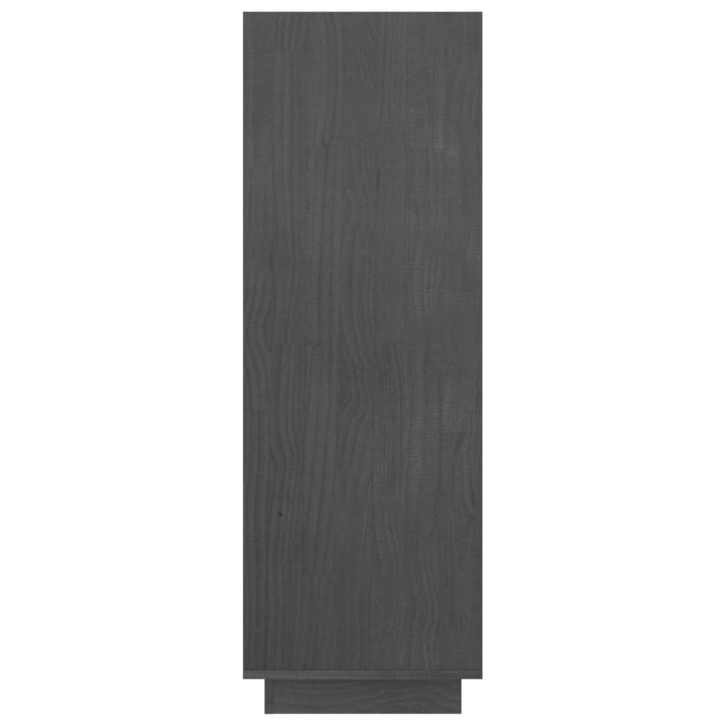 Bibliothèque/Séparateur de pièce Gris 80x35x103 cm Pin massif - XIOS