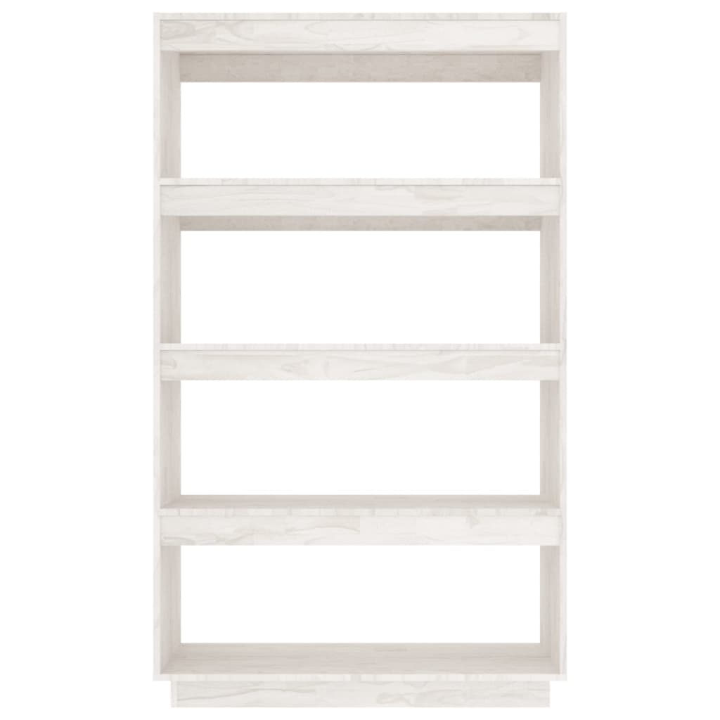 Bibliothèque/Séparateur de pièce Blanc 80x35x135 cm Pin massif - XIOS