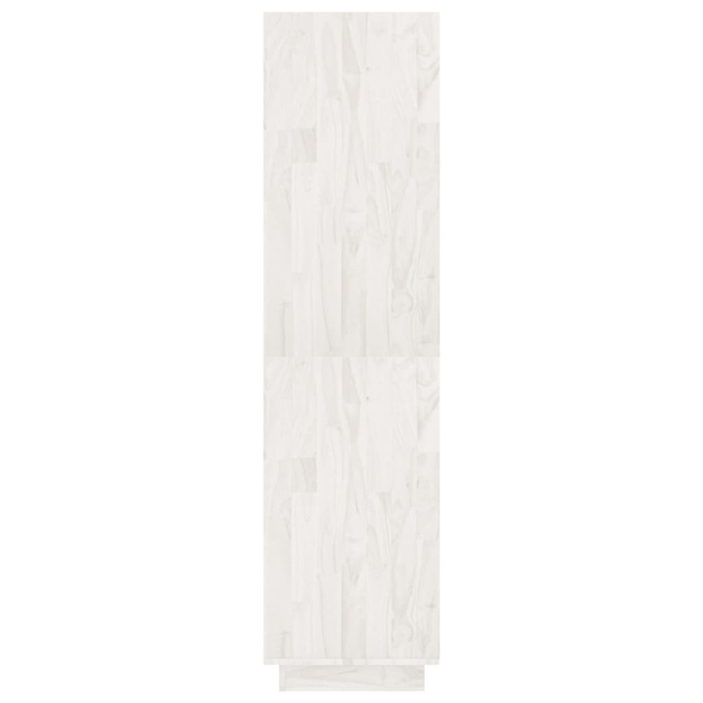 Bibliothèque/Séparateur de pièce Blanc 80x35x135 cm Pin massif - XIOS