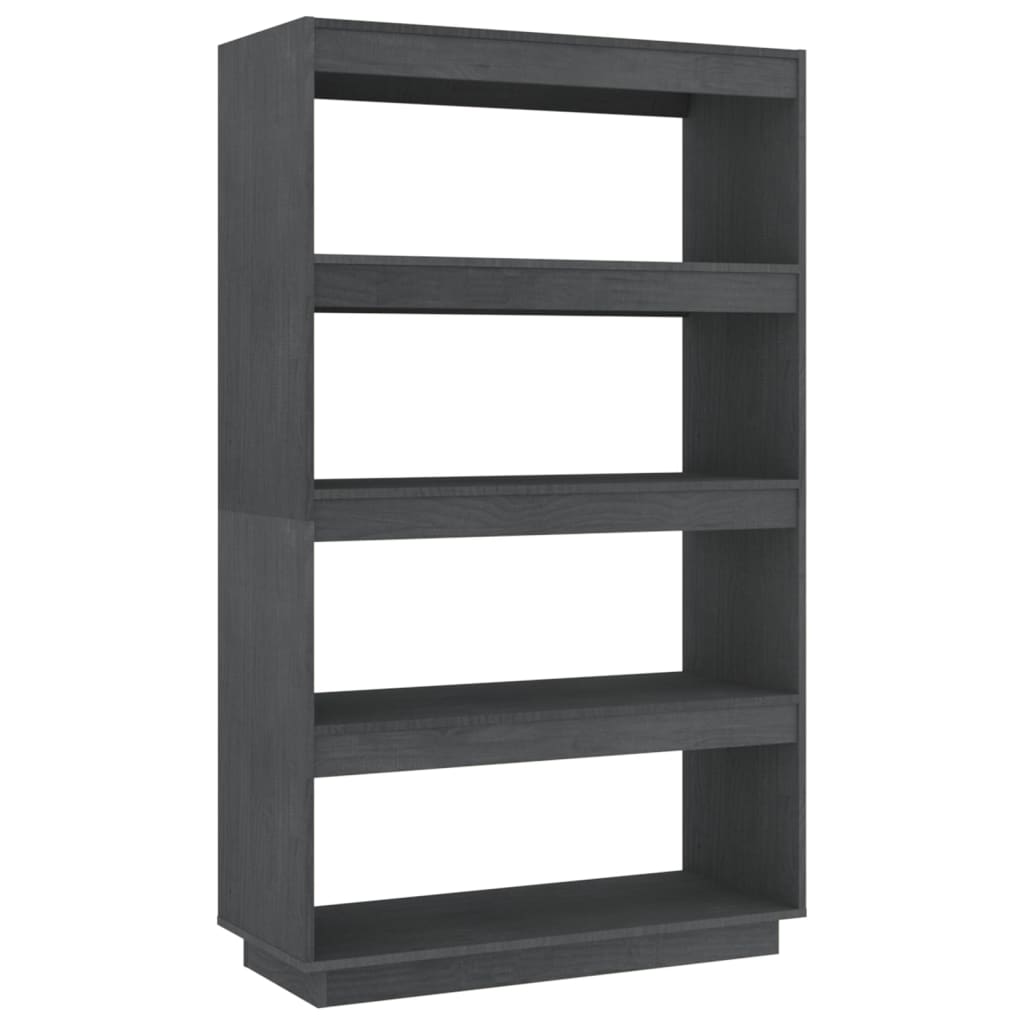Bibliothèque/Séparateur de pièce Gris 80x35x135 cm Pin massif - XIOS