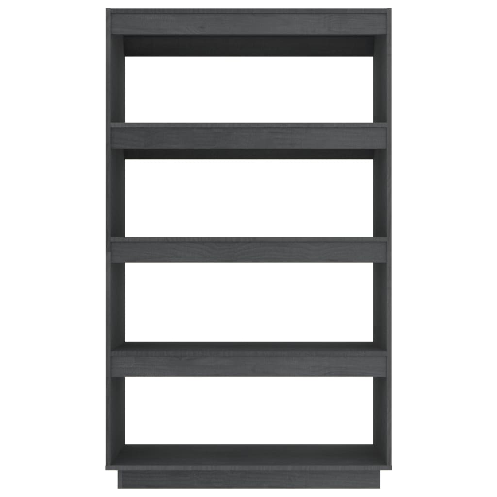 Bibliothèque/Séparateur de pièce Gris 80x35x135 cm Pin massif - XIOS