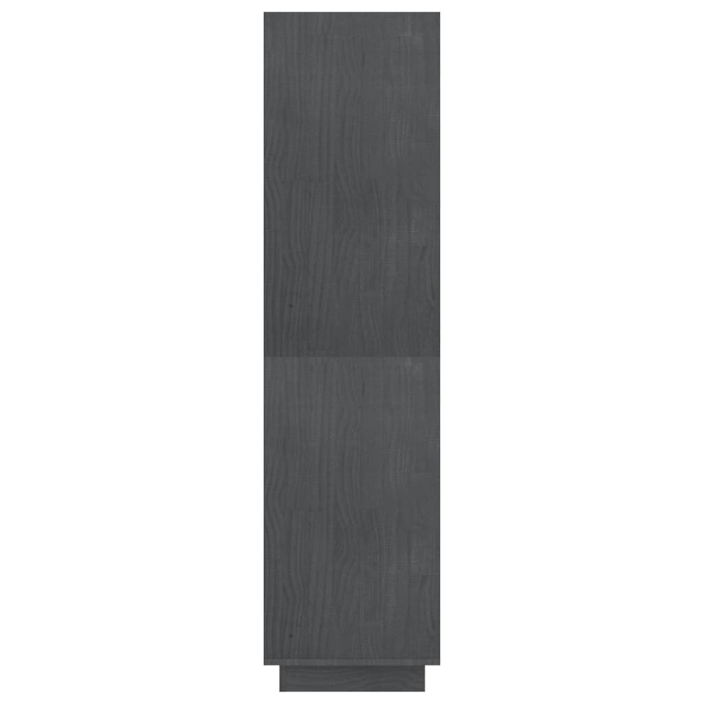 Bibliothèque/Séparateur de pièce Gris 80x35x135 cm Pin massif - XIOS