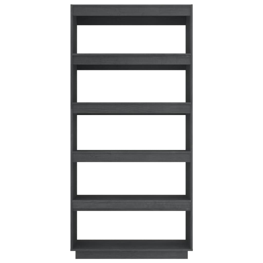 Bibliothèque/Séparateur de pièce Gris 80x35x167 cm Pin massif - XIOS