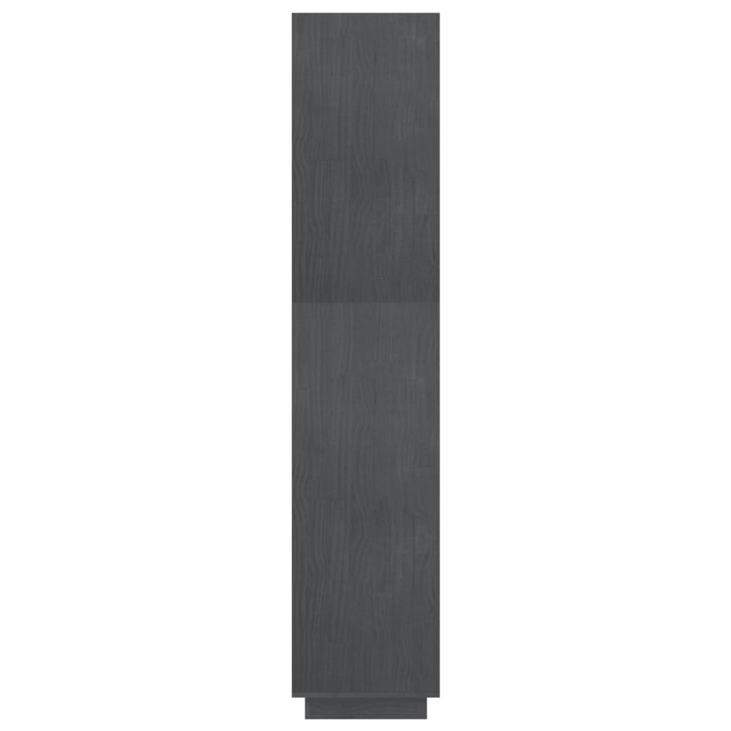 Bibliothèque/Séparateur de pièce Gris 80x35x167 cm Pin massif - XIOS