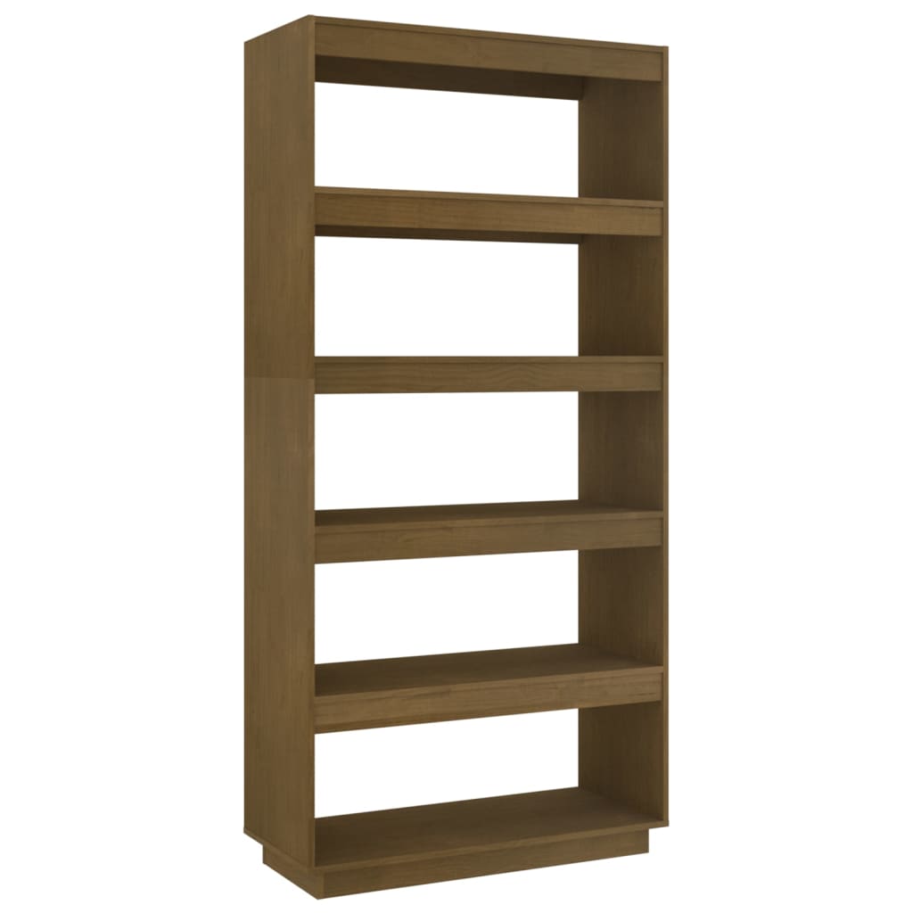 Bibliothèque/Séparateur de pièce Marron miel 80x35x167 cm Pin - XIOS
