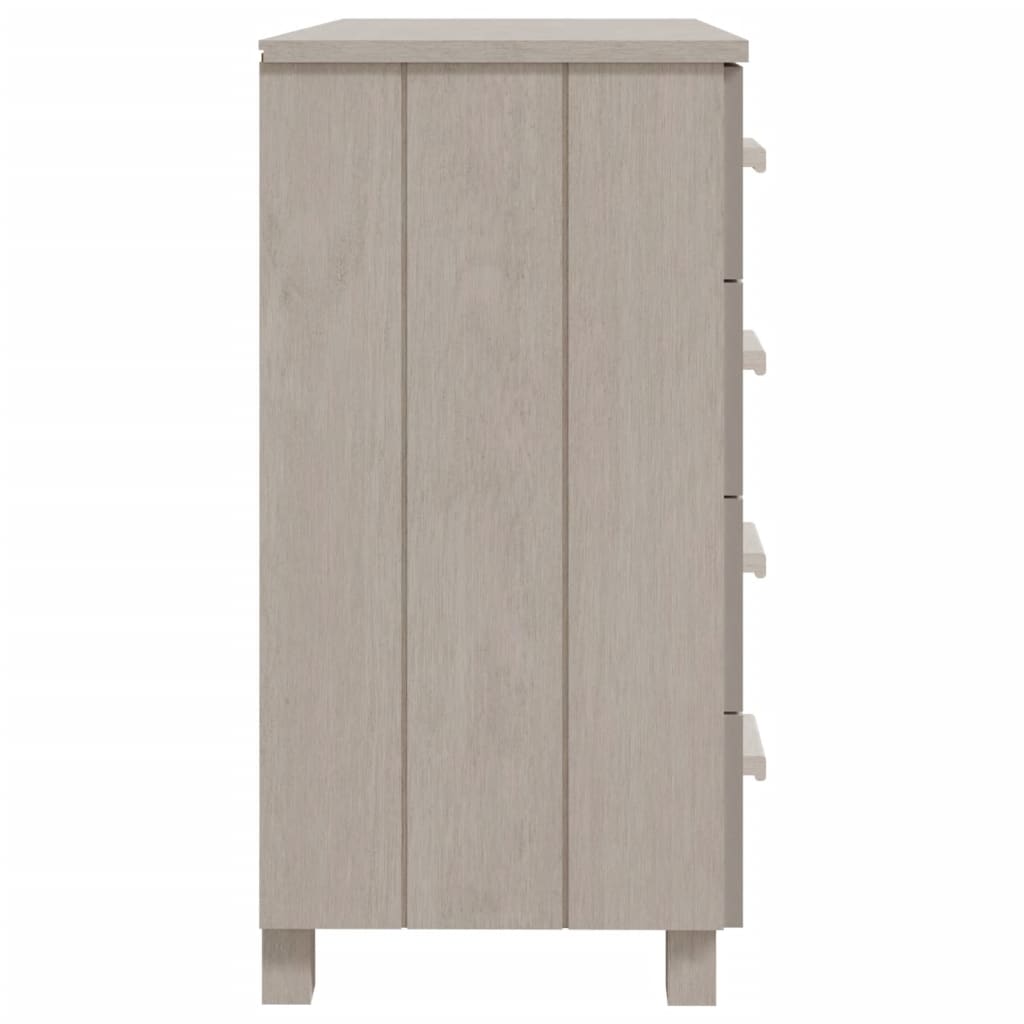 Buffet HAMAR Blanc 79x40x80 cm Bois massif de pin - XIOS