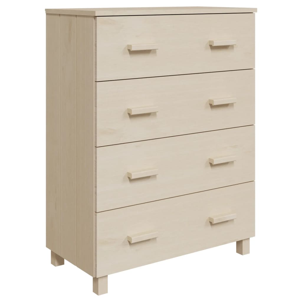 Buffet HAMAR Marron miel 79x40x103,5 cm Bois massif de pin - XIOS