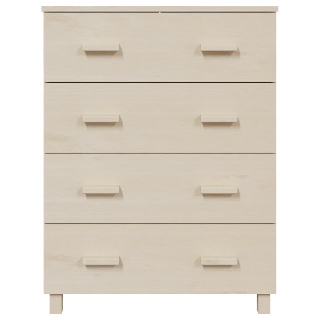 Buffet HAMAR Marron miel 79x40x103,5 cm Bois massif de pin - XIOS