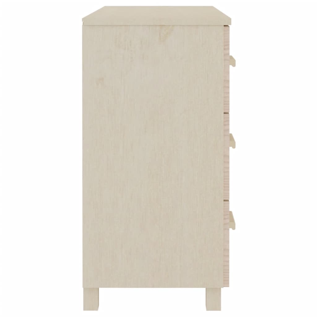 Buffet HAMAR Marron miel 90x40x80 cm Bois massif de pin - XIOS