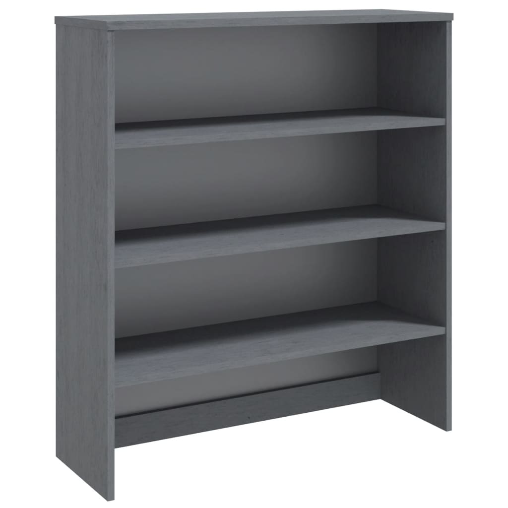 Dessus de buffet HAMAR Gris foncé 90x30x100 cm Bois de pin - XIOS