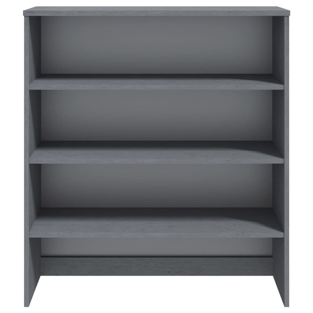 Dessus de buffet HAMAR Gris foncé 90x30x100 cm Bois de pin - XIOS