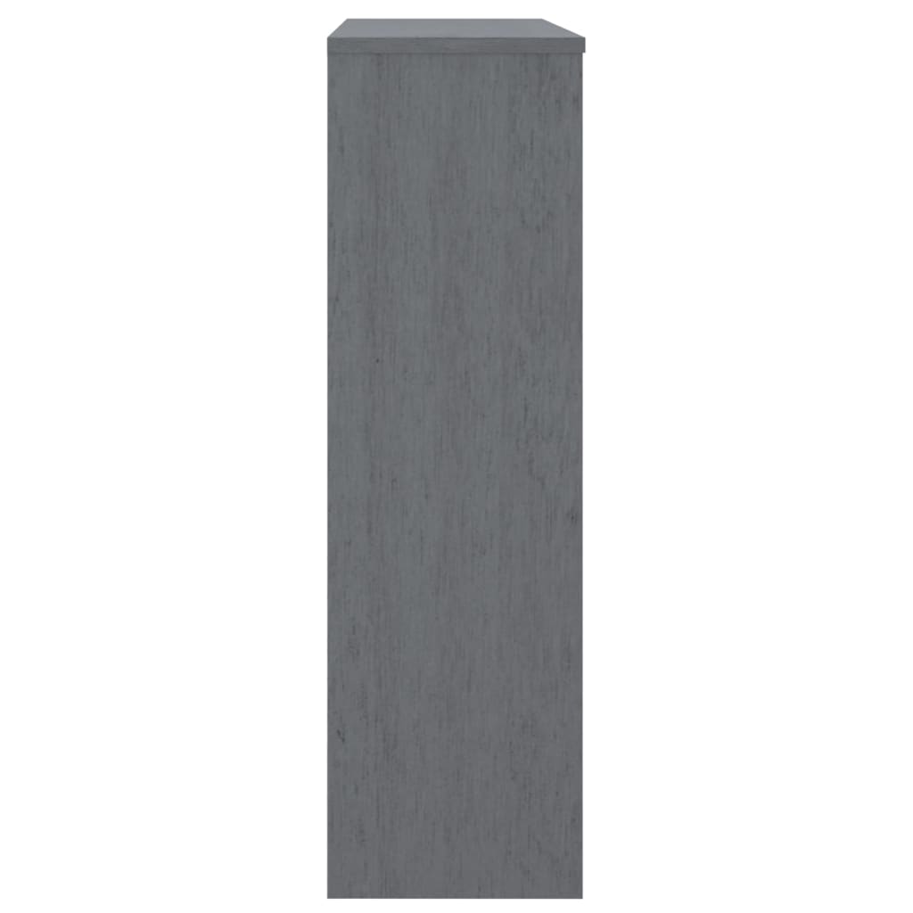 Dessus de buffet HAMAR Gris foncé 90x30x100 cm Bois de pin - XIOS