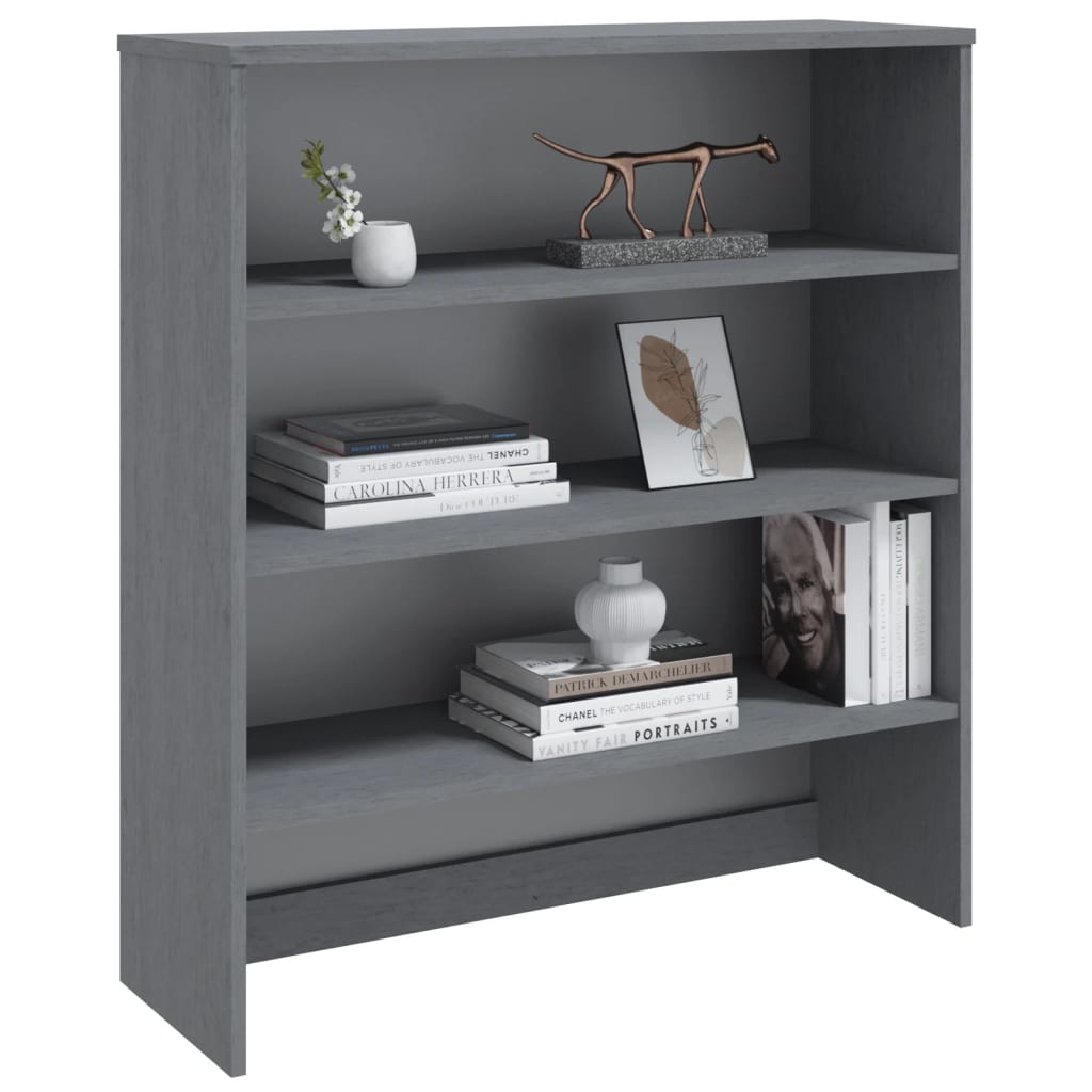 Dessus de buffet HAMAR Gris foncé 90x30x100 cm Bois de pin - XIOS
