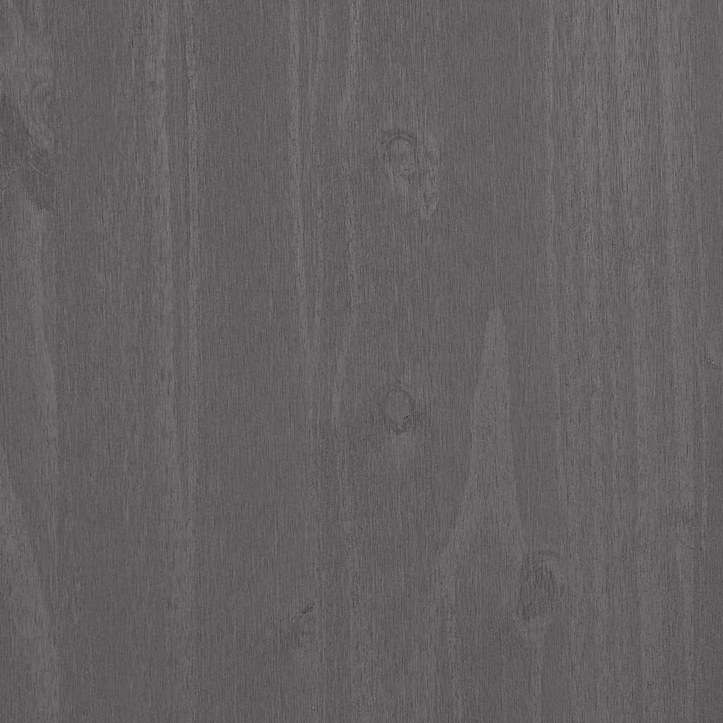 Buffet HAMAR Gris clair 79x40x80 cm Bois massif de pin - XIOS