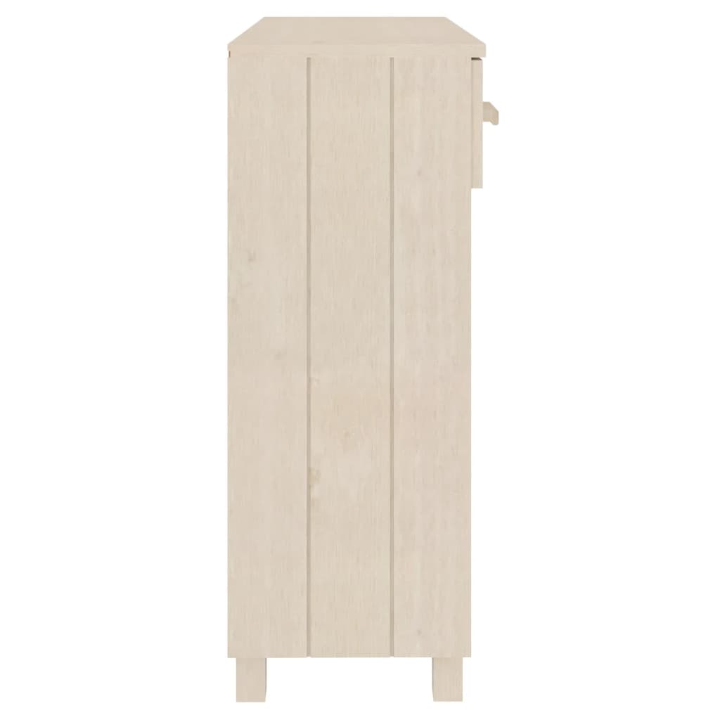 Table console HAMAR Marron miel 90x35x90 cm Bois massif de pin - XIOS
