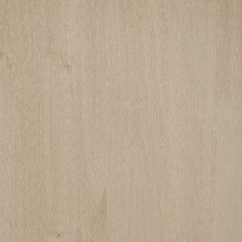 Garde-robe HAMAR Marron miel 89x50x180 cm Bois massif de pin
