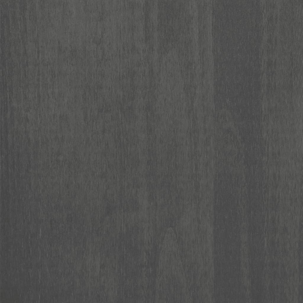 Garde-robe HAMAR Gris foncé 89x50x180 cm Bois massif de pin Armoires vidaXL