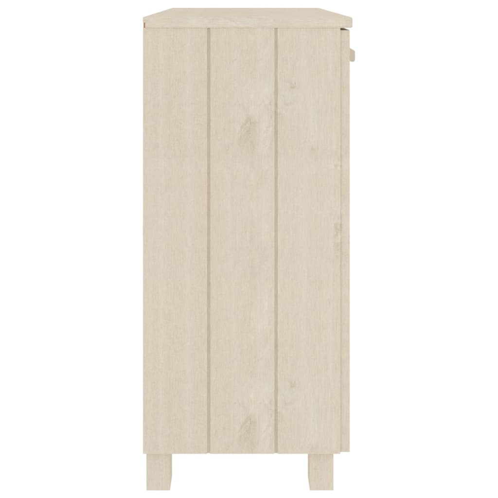 Buffet HAMAR Marron miel 85x35x80 cm Bois massif de pin - XIOS