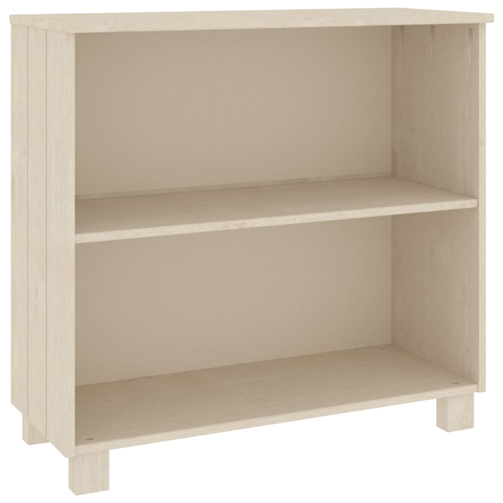 Buffet HAMAR Marron miel 85x35x80 cm Bois massif de pin