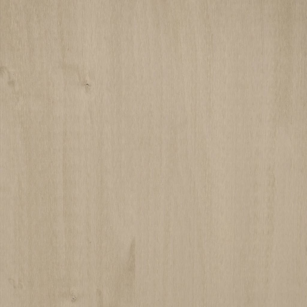 Buffet HAMAR Marron miel 85x35x80 cm Bois massif de pin
