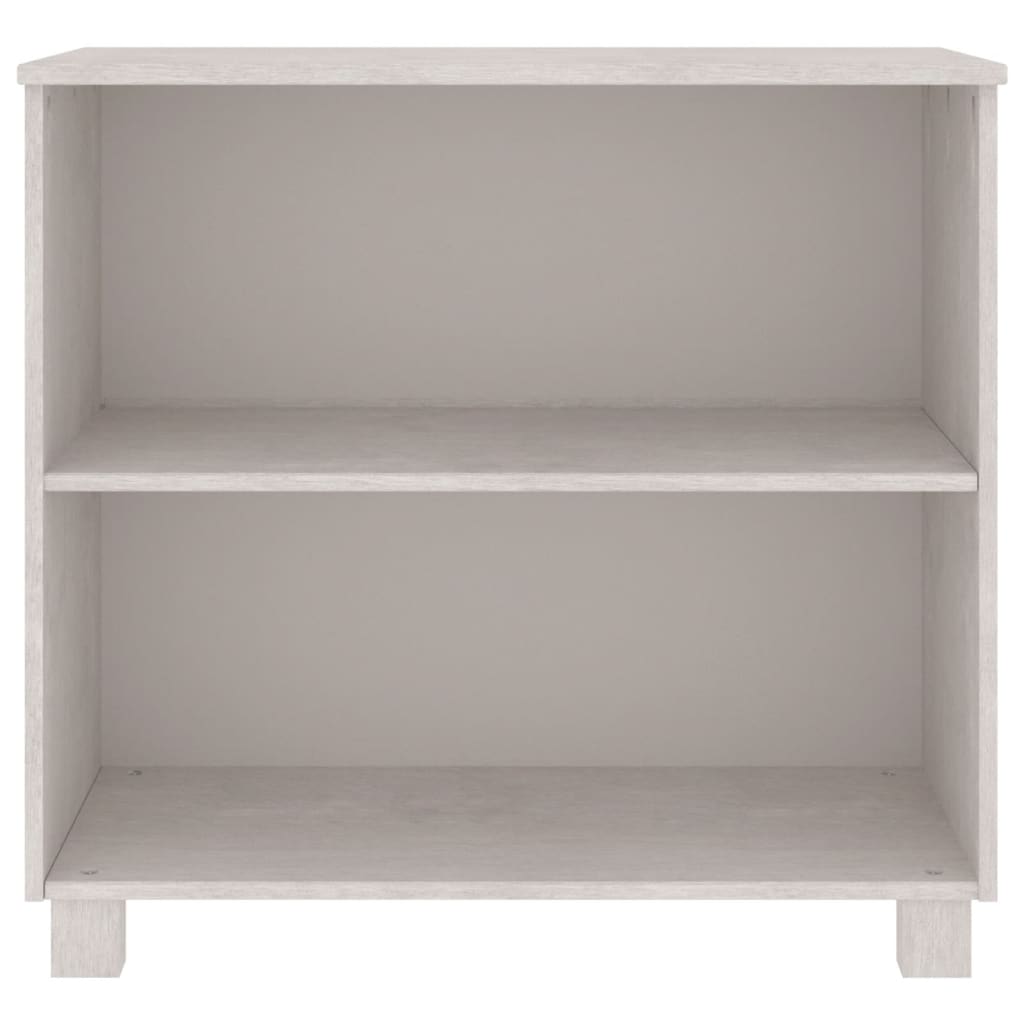 Buffet HAMAR Blanc 85x35x80 cm Bois massif de pin