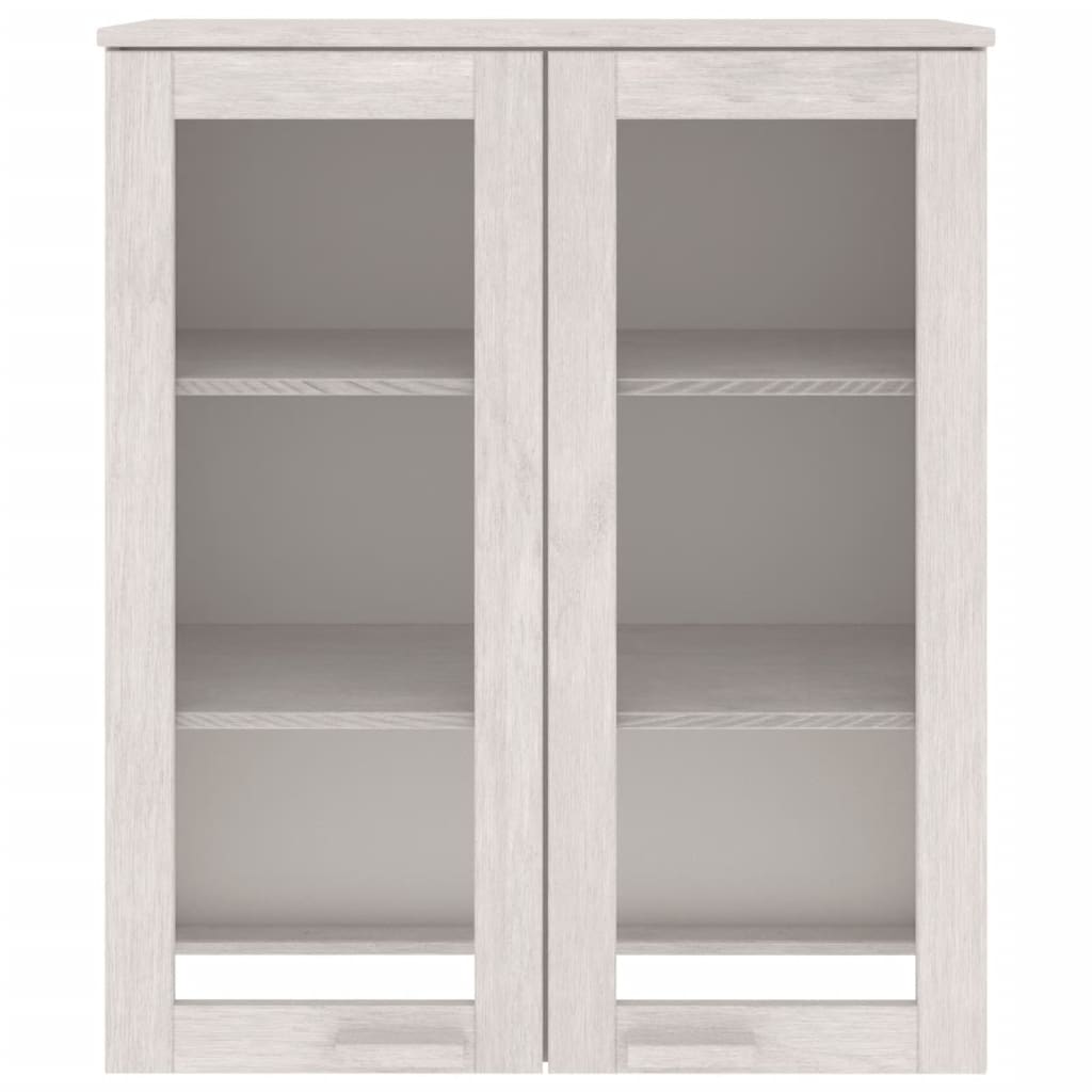 Dessus de buffet HAMAR Blanc 85x35x100 cm Bois de pin massif - XIOS