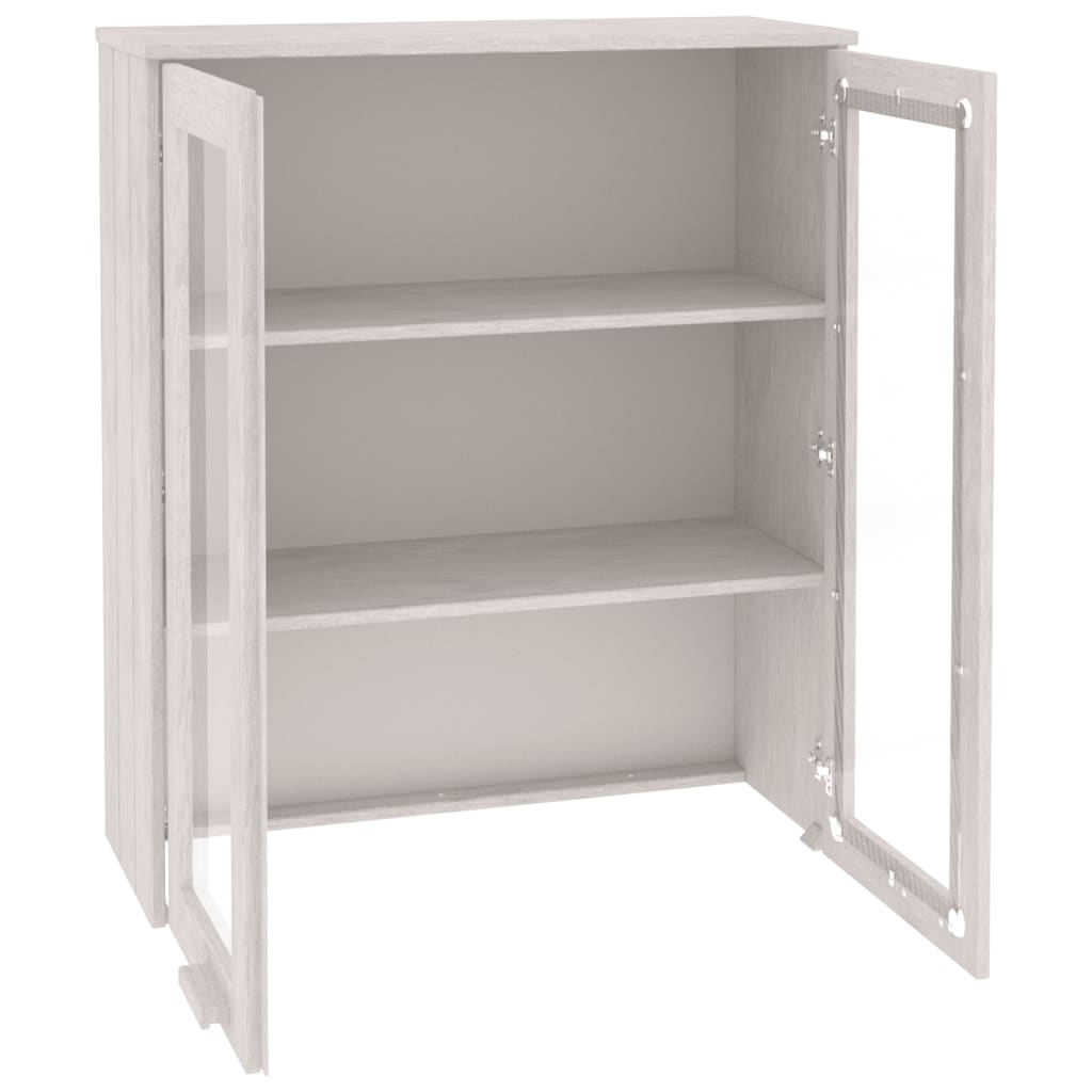 Dessus de buffet HAMAR Blanc 85x35x100 cm Bois de pin massif - XIOS