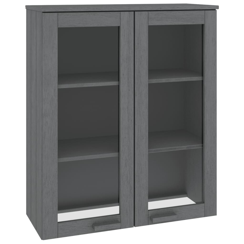 Dessus de buffet HAMAR Gris foncé 85x35x100 cm Bois de pin - XIOS