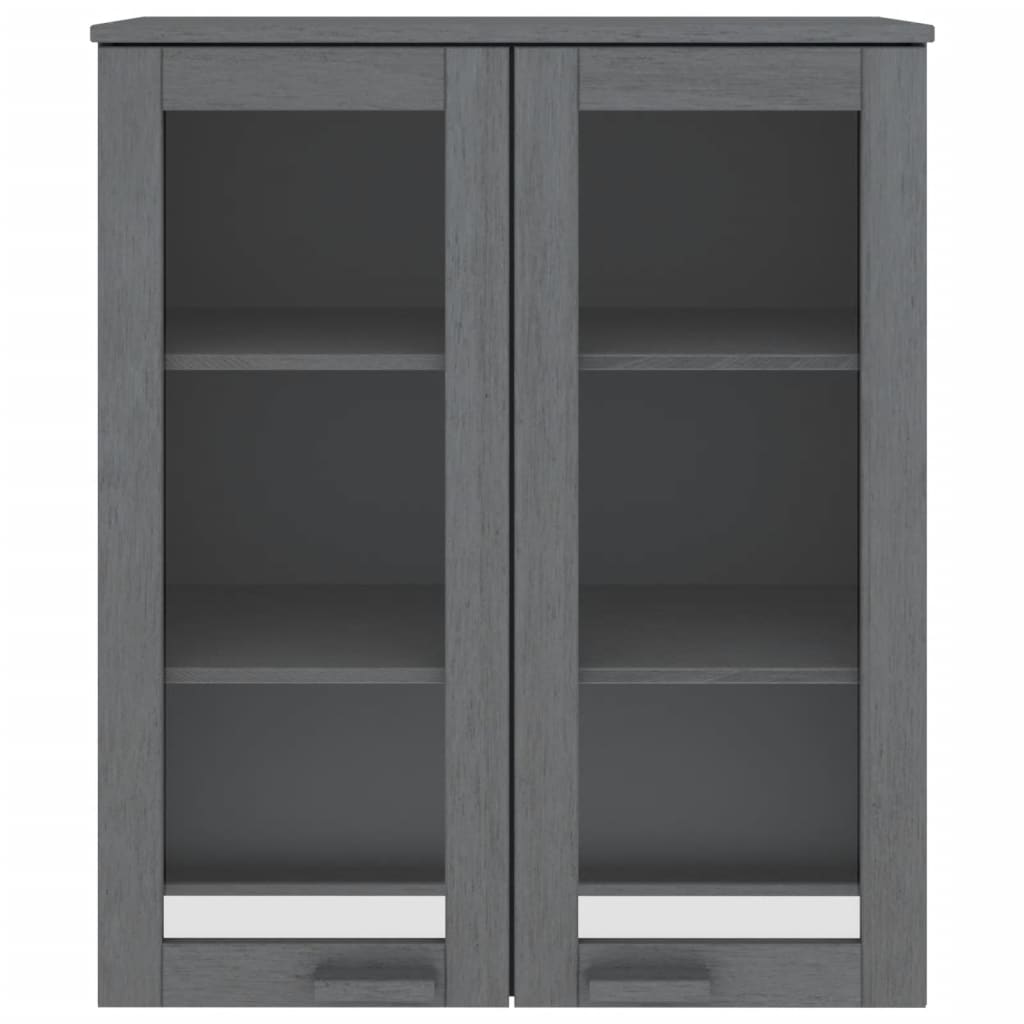 Dessus de buffet HAMAR Gris foncé 85x35x100 cm Bois de pin - XIOS