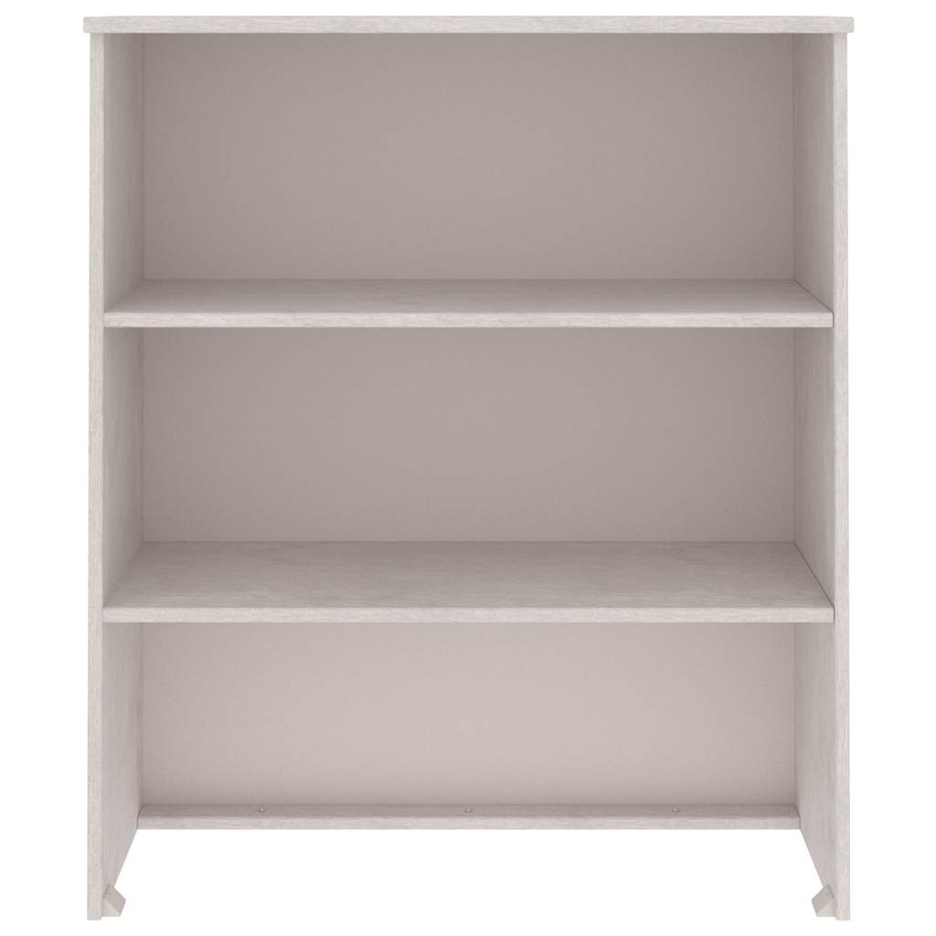 Dessus de buffet HAMAR Blanc 85x35x100 cm Bois de pin massif