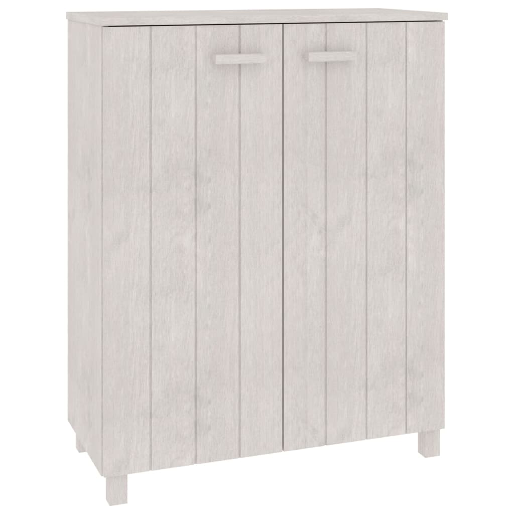 Armoire à chaussures HAMAR Blanc 85x40x108 cm Bois de pin - XIOS