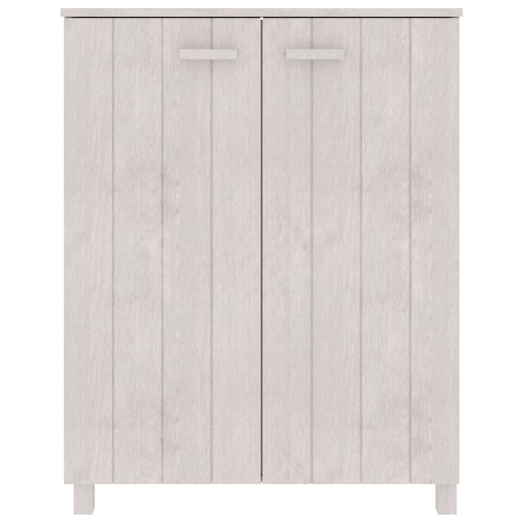 Armoire à chaussures HAMAR Blanc 85x40x108 cm Bois de pin - XIOS