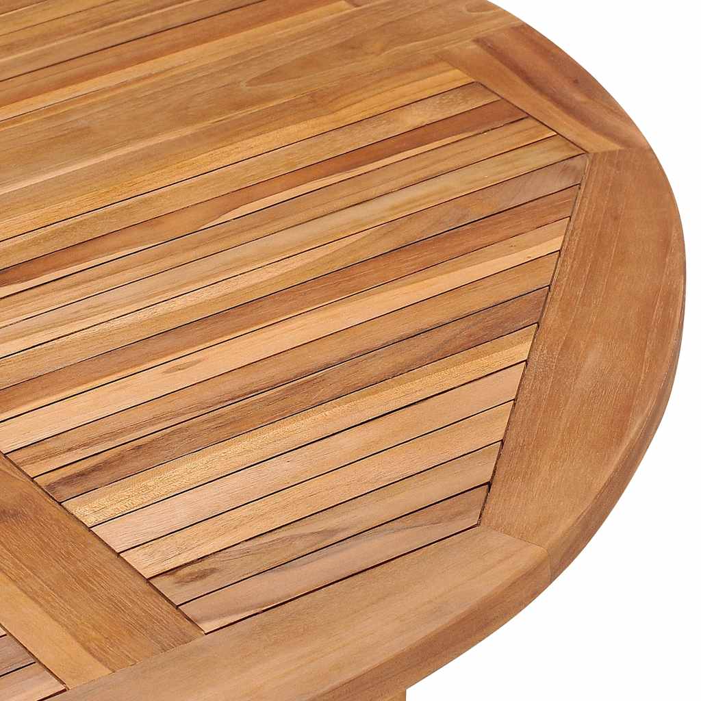 Ensemble à dîner d'extérieur pliable 5 pcs Bois solide de teck