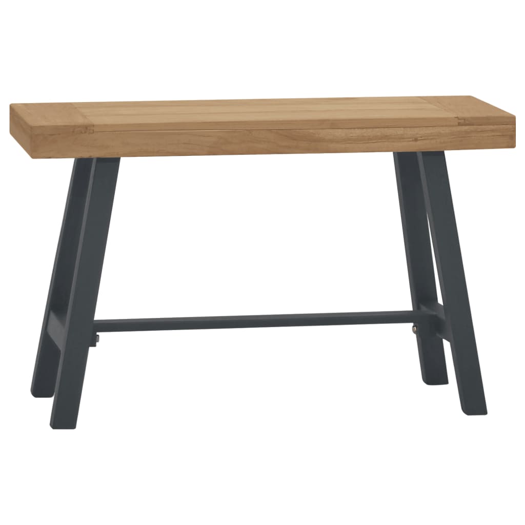 Banc 80 cm Bois massif de teck Bancs de cuisine & salle à manger vidaXL