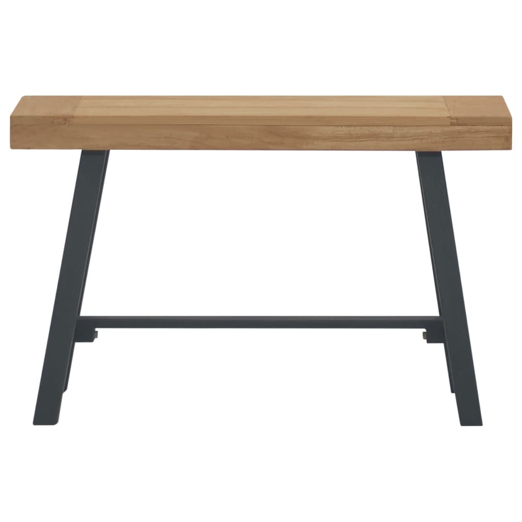 Banc 80 cm Bois massif de teck Bancs de cuisine & salle à manger vidaXL